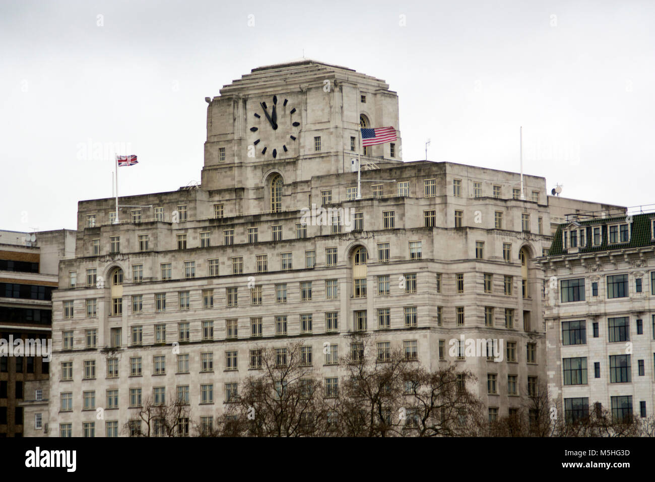 Shell Mex House, The Strand, Westminster, Londra, Inghilterra, Regno Unito. Credito: Londra Snapper Foto Stock
