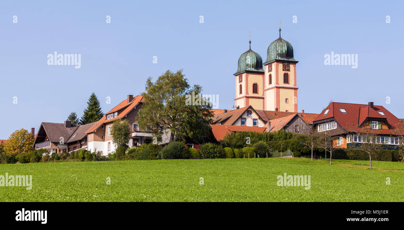 Deutschland, Baden-Württemberg, Schwarzwald, San Märgen, Klosterkirche, Kirche Foto Stock
