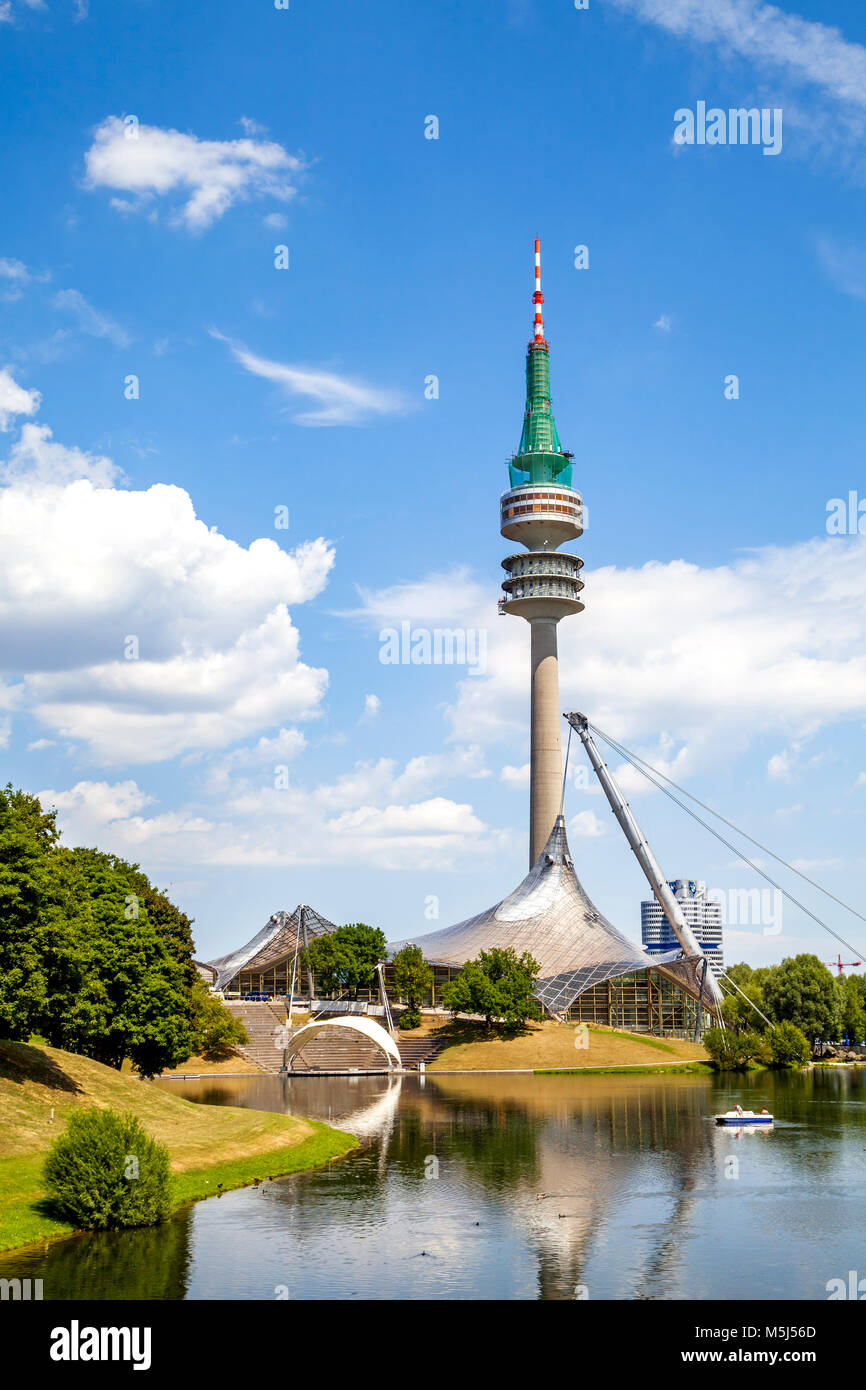 In Germania, in Baviera, Monaco di Baviera, Olympic Park Foto Stock