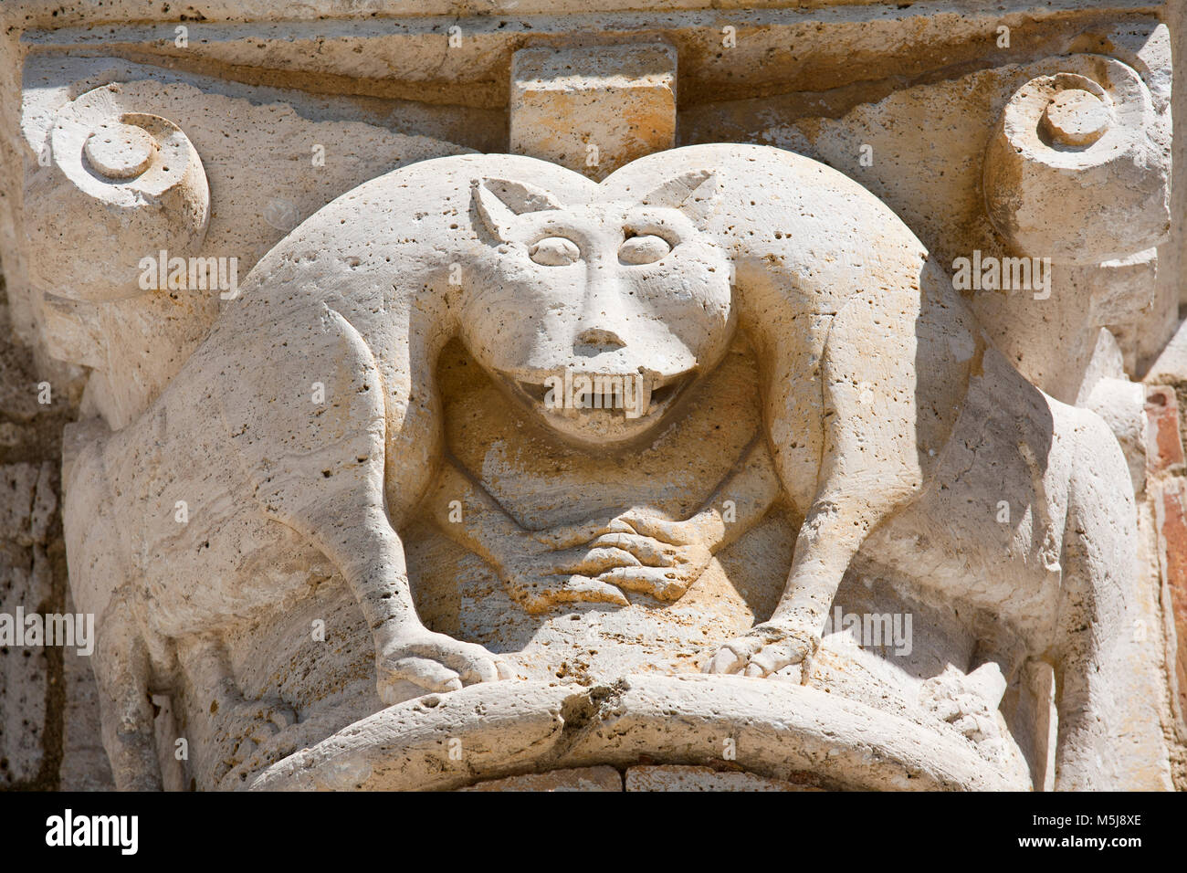 Sant'Antimo abbey, in provincia di Siena, Toscana, Italia, Europa Foto Stock