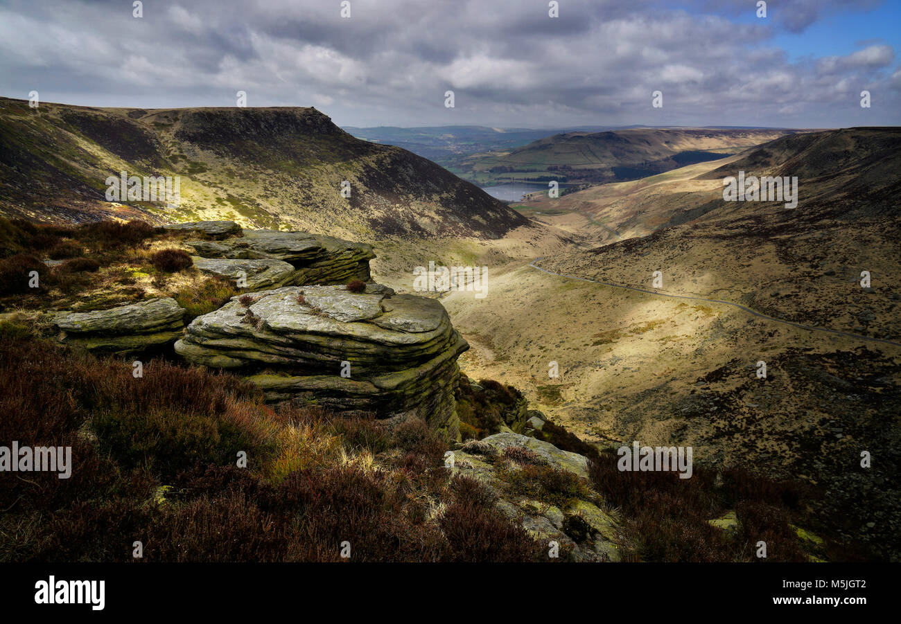 Saddleworth Moor bordi Foto Stock