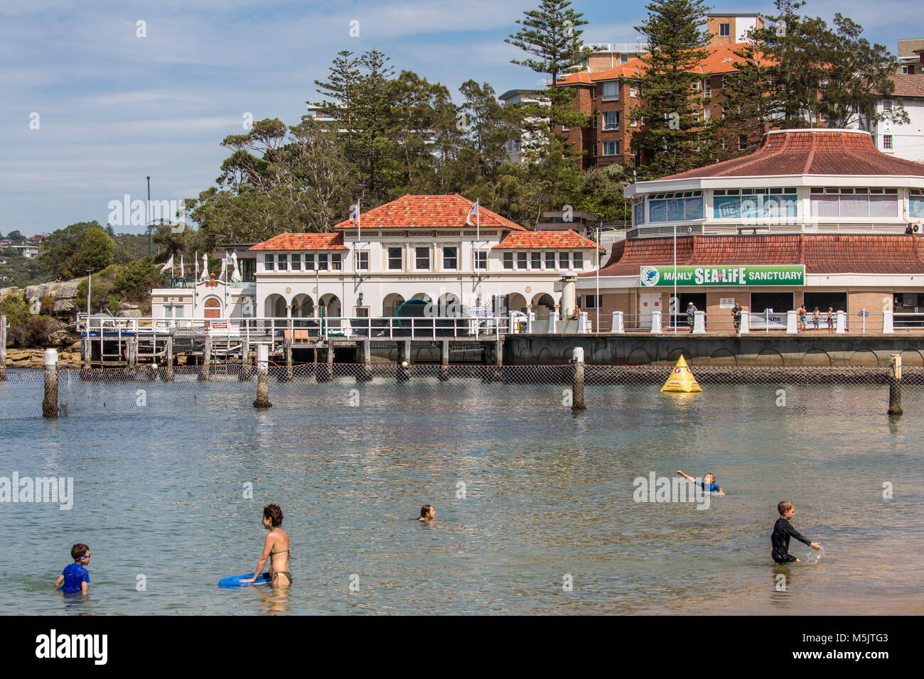 Manly Beach SEA LIFE Aquarium di Sydney, Australia Foto Stock