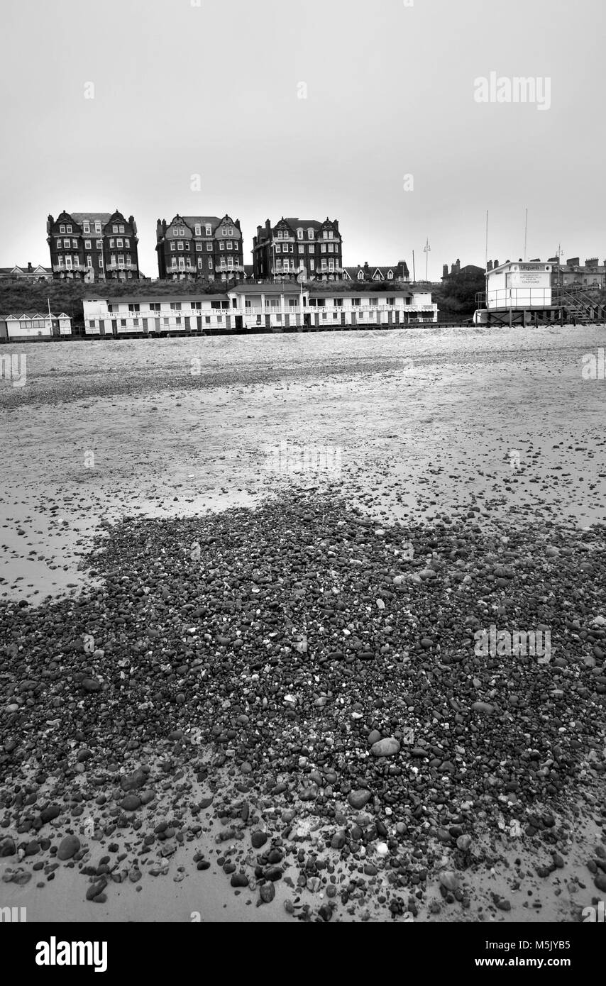 Lowestoft seafront in inverno lowestoft SUFFOLK REGNO UNITO Foto Stock