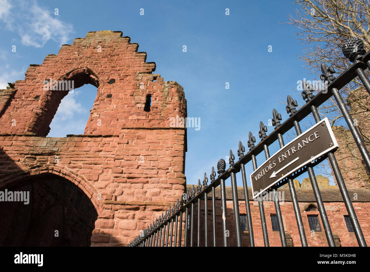 Arbroath Abbey, Arbroath, Angus, Scozia. Foto Stock