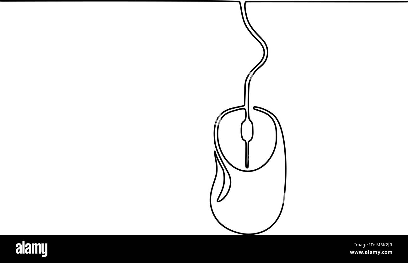 Il mouse del computer segno Illustrazione Vettoriale
