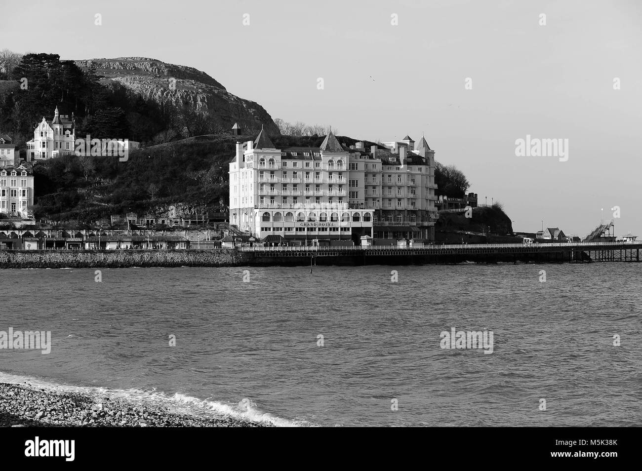 Llandudno città e località balneare Foto Stock