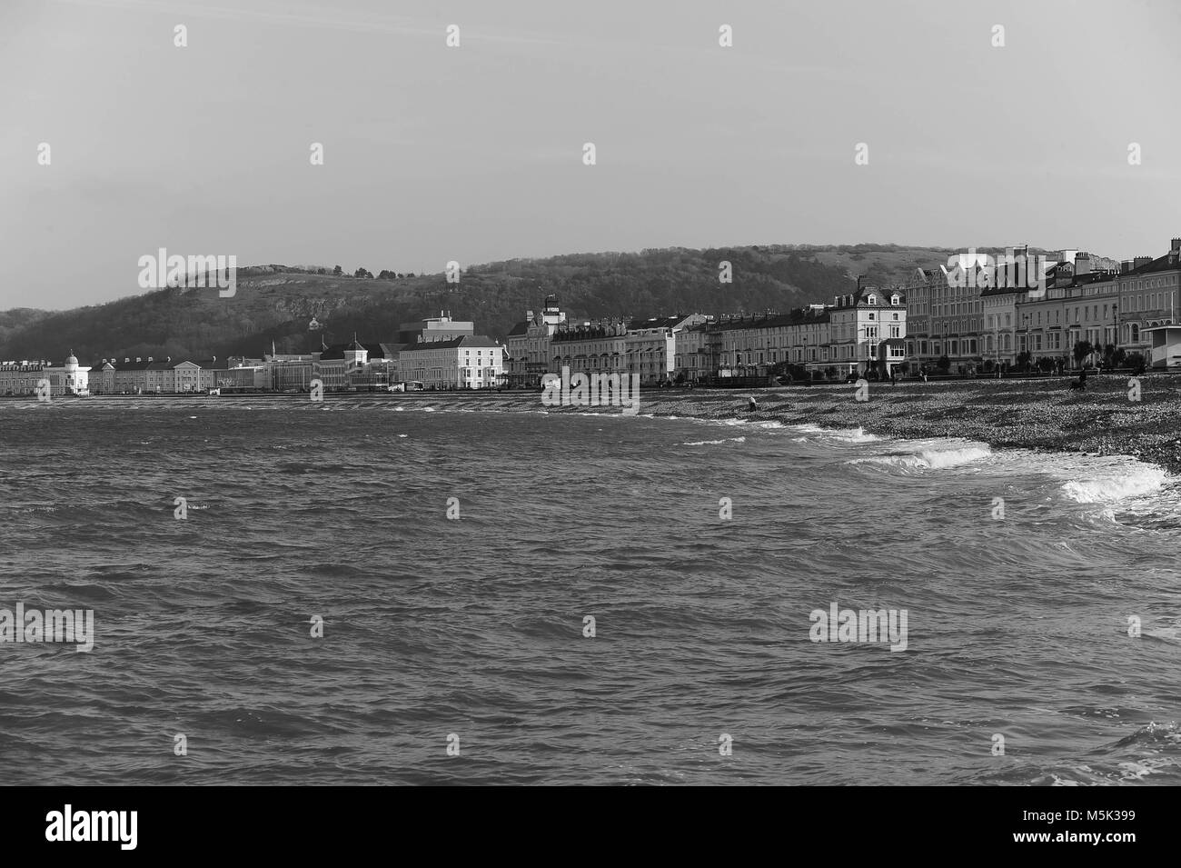 Llandudno città e località balneare Foto Stock