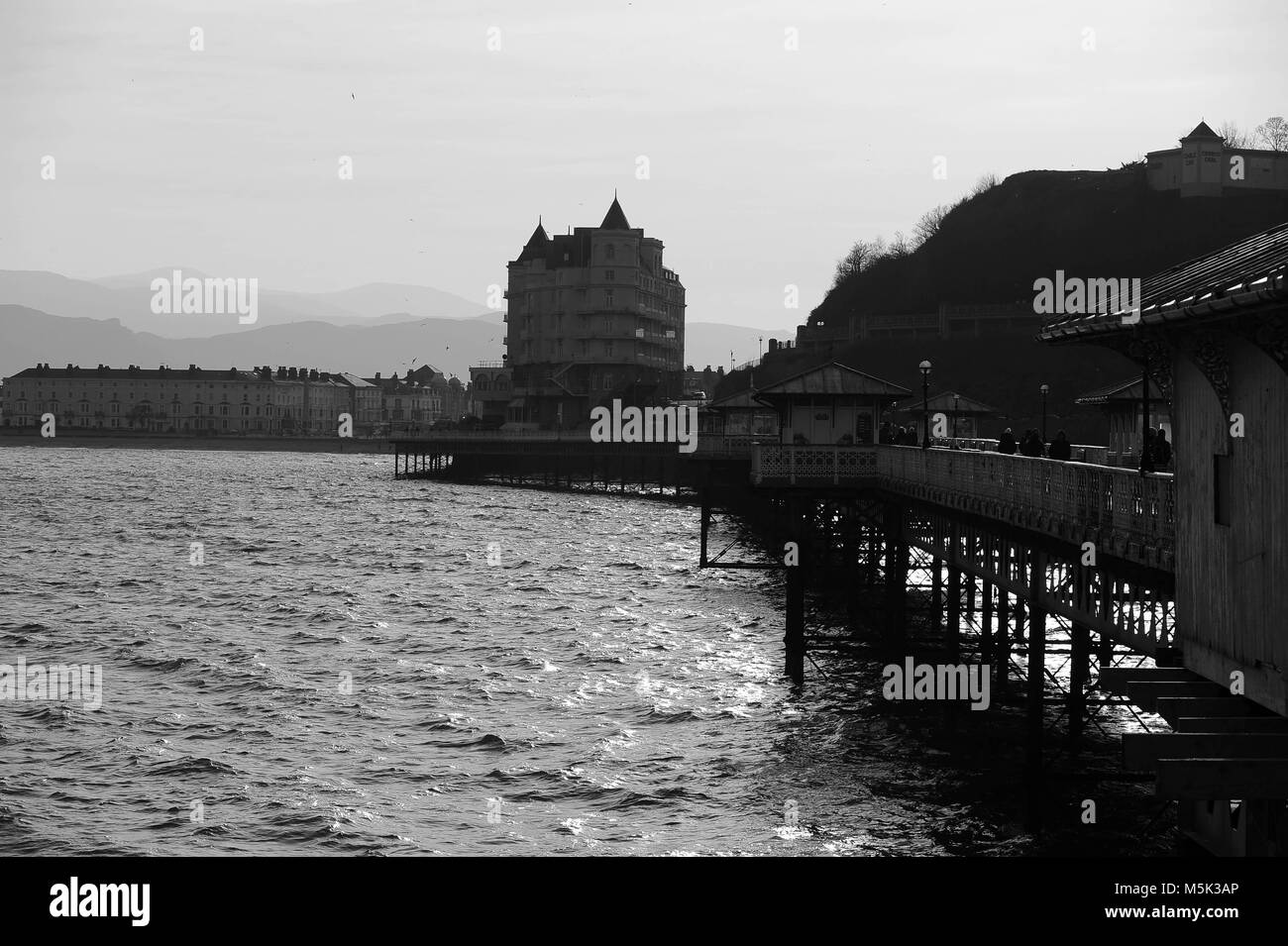 Llandudno città e località balneare Foto Stock