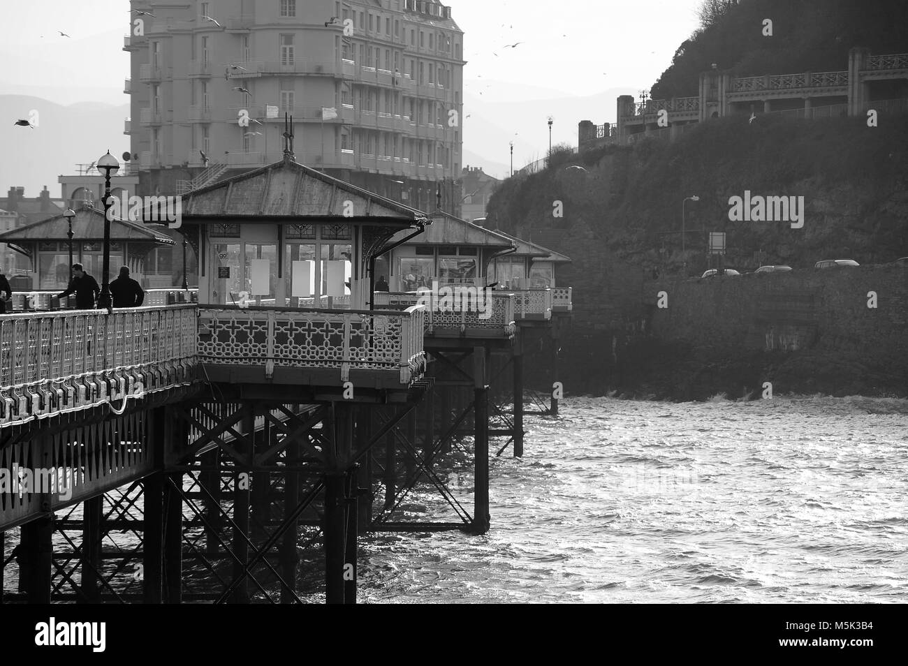 Llandudno città e località balneare Foto Stock