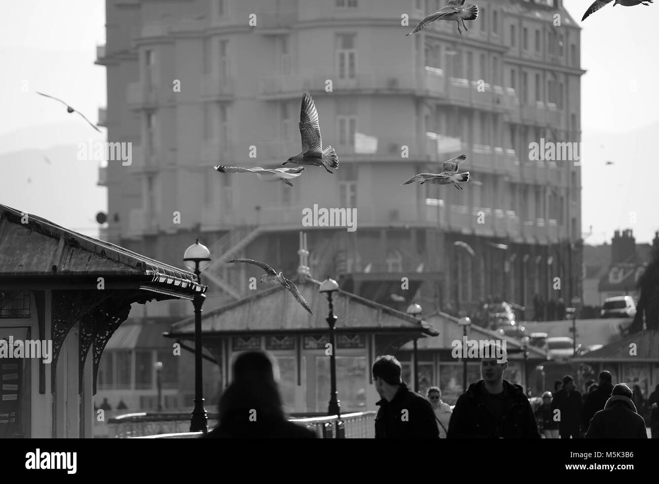 Llandudno città e località balneare Foto Stock