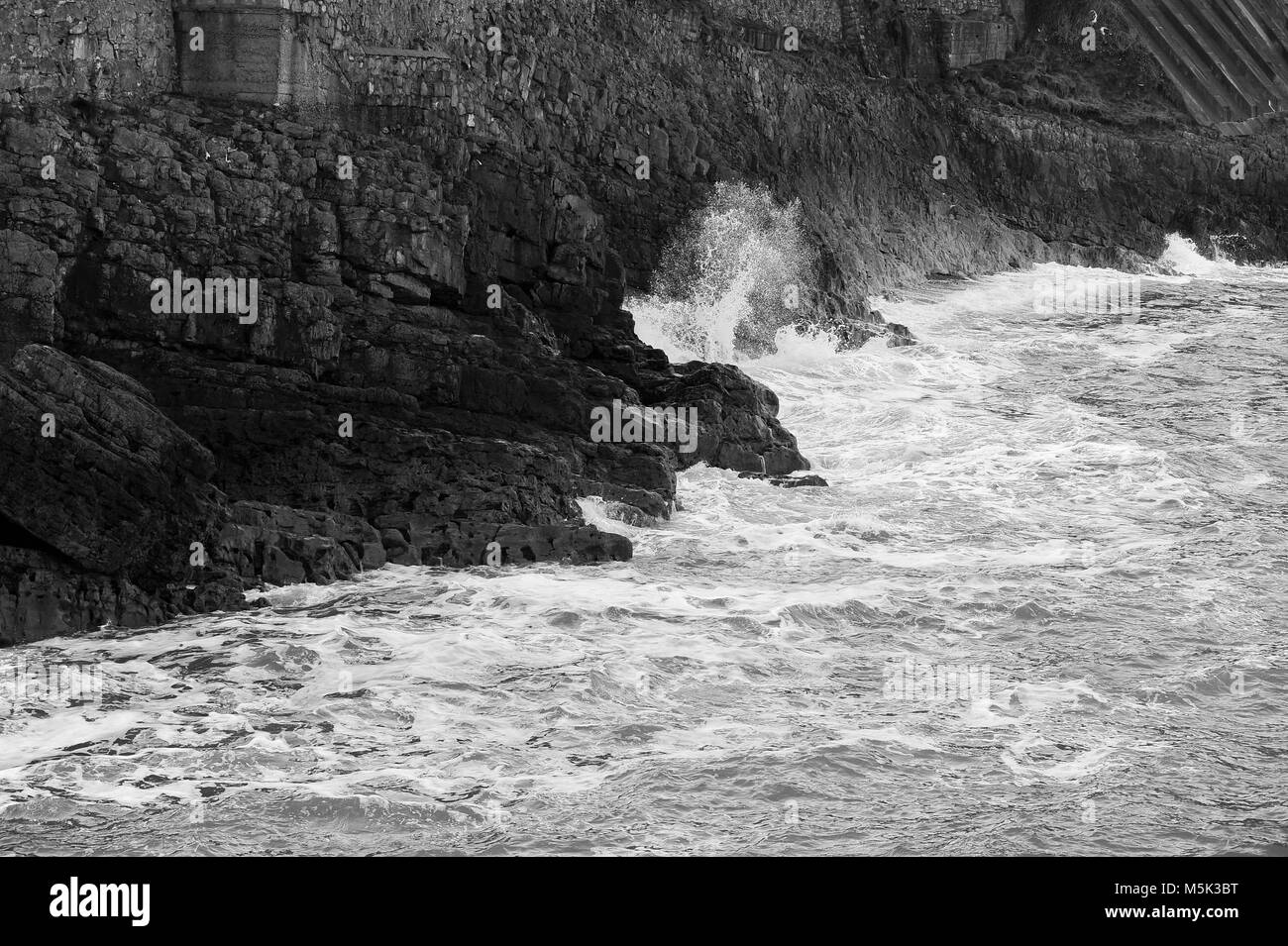 Llandudno città e località balneare Foto Stock