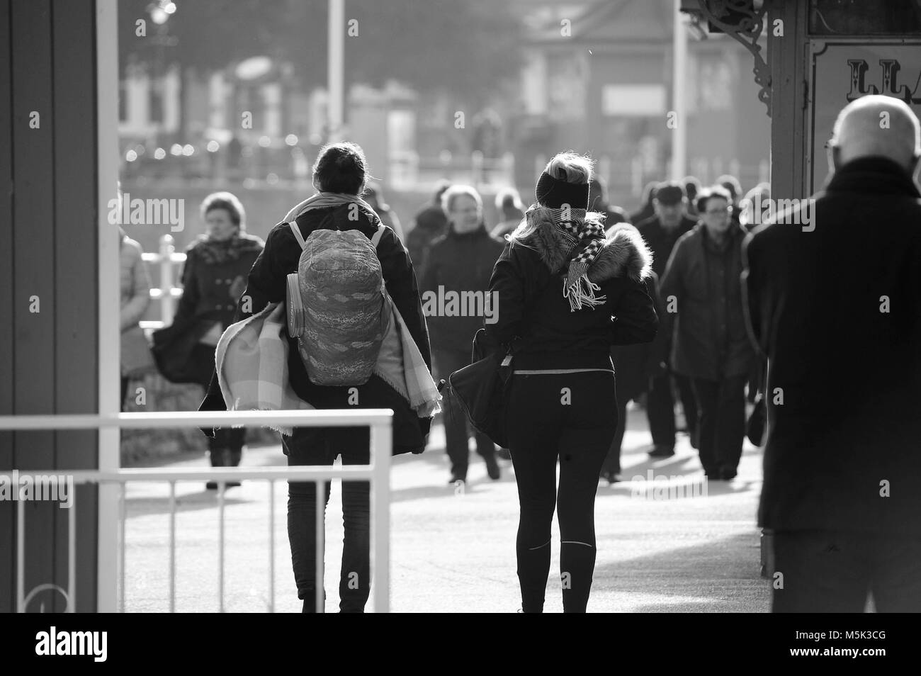 Llandudno città e località balneare Foto Stock