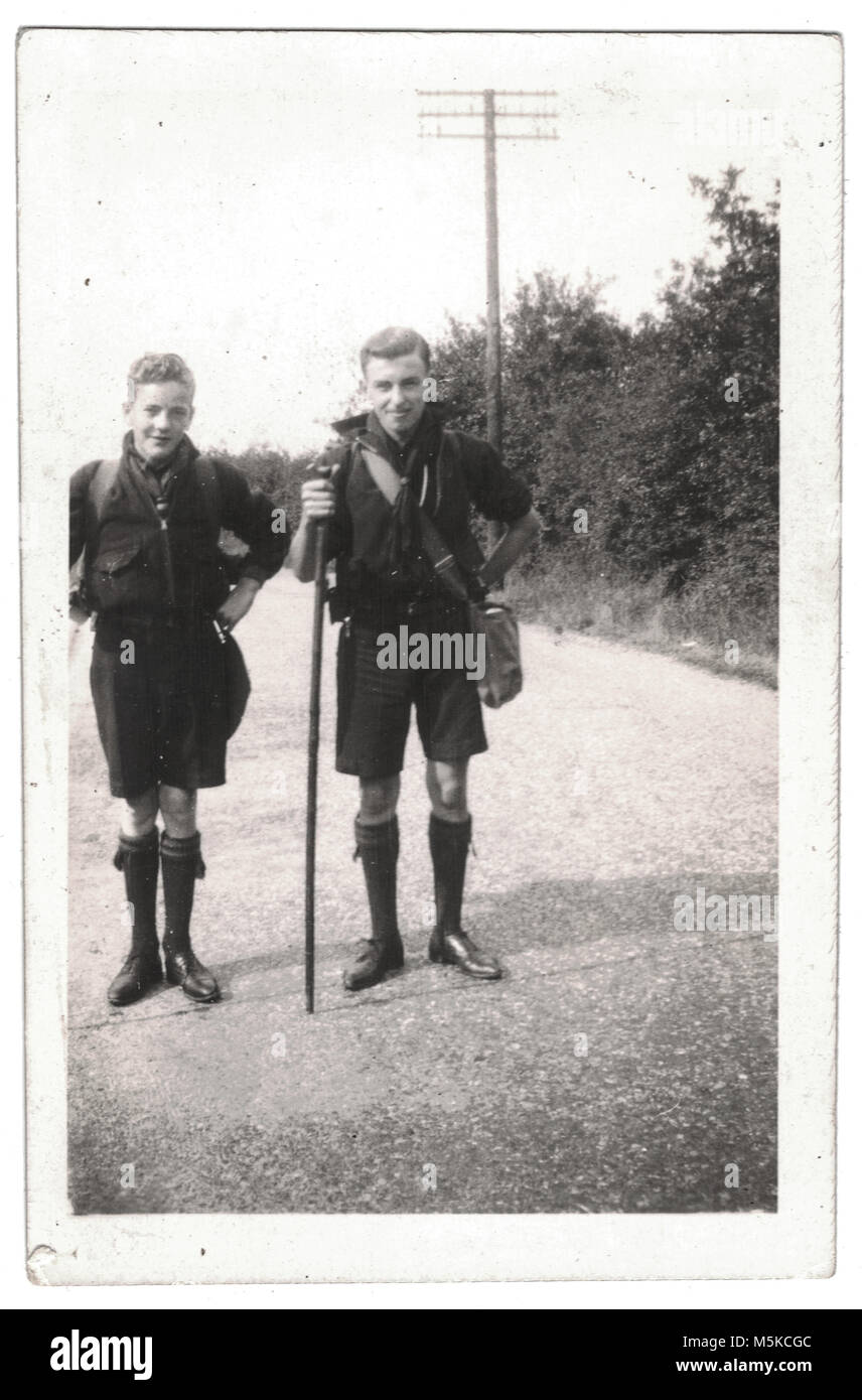 5° mondo Boy Scout Jamboree, svoltasi a Bloemendaal Vogelenzang Holland, Paesi Bassi, dal 30 luglio al 13 agosto 1937 Foto Stock