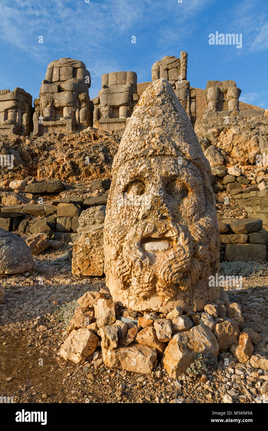 Nemrut Mountain, Adiyaman, Turchia. Foto Stock