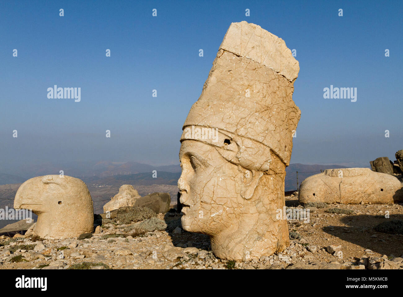 Nemrut Mountain, Adiyaman, Turchia. Foto Stock