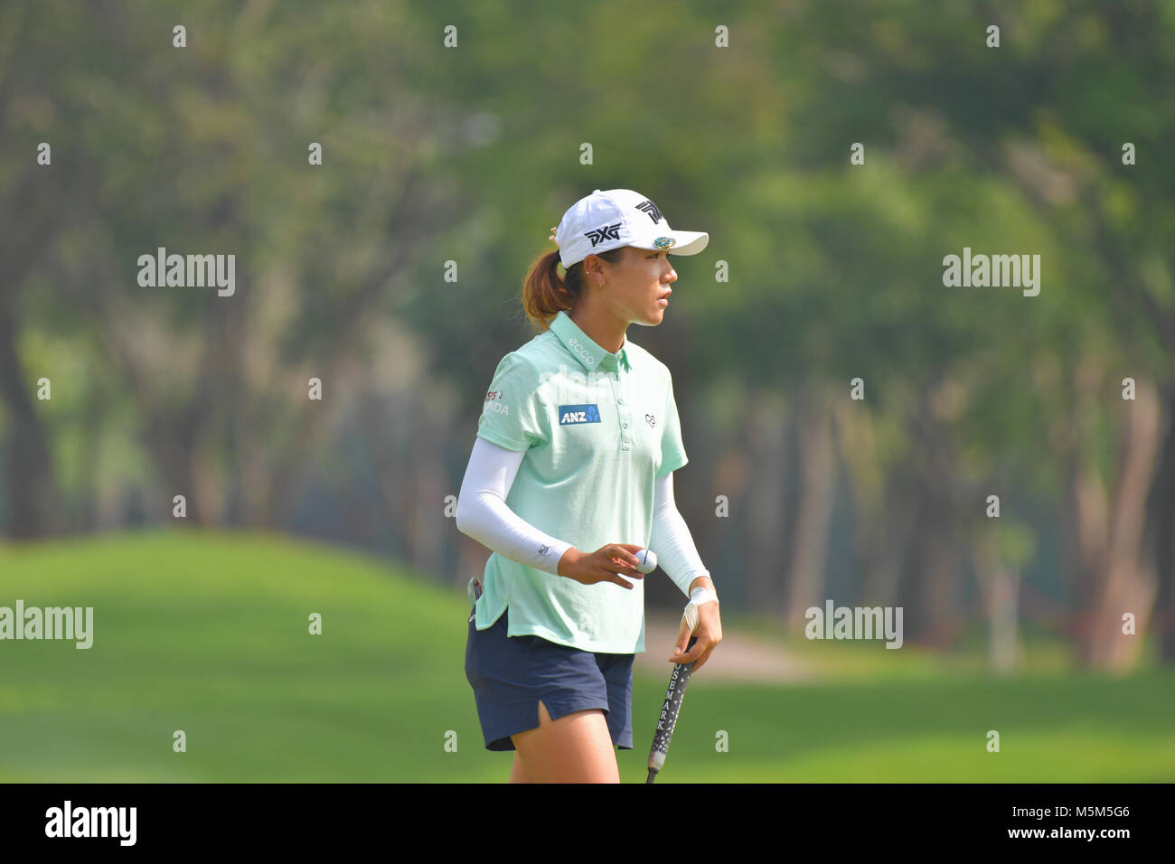 CHONBURI - 24 febbraio : Lydia Ko della Nuova Zelanda in Honda LPGA Thailandia 2018 al Siam Country Club, antico corso il 24 febbraio 2018 in Pattaya Chonburi, Thailandia. Foto Stock