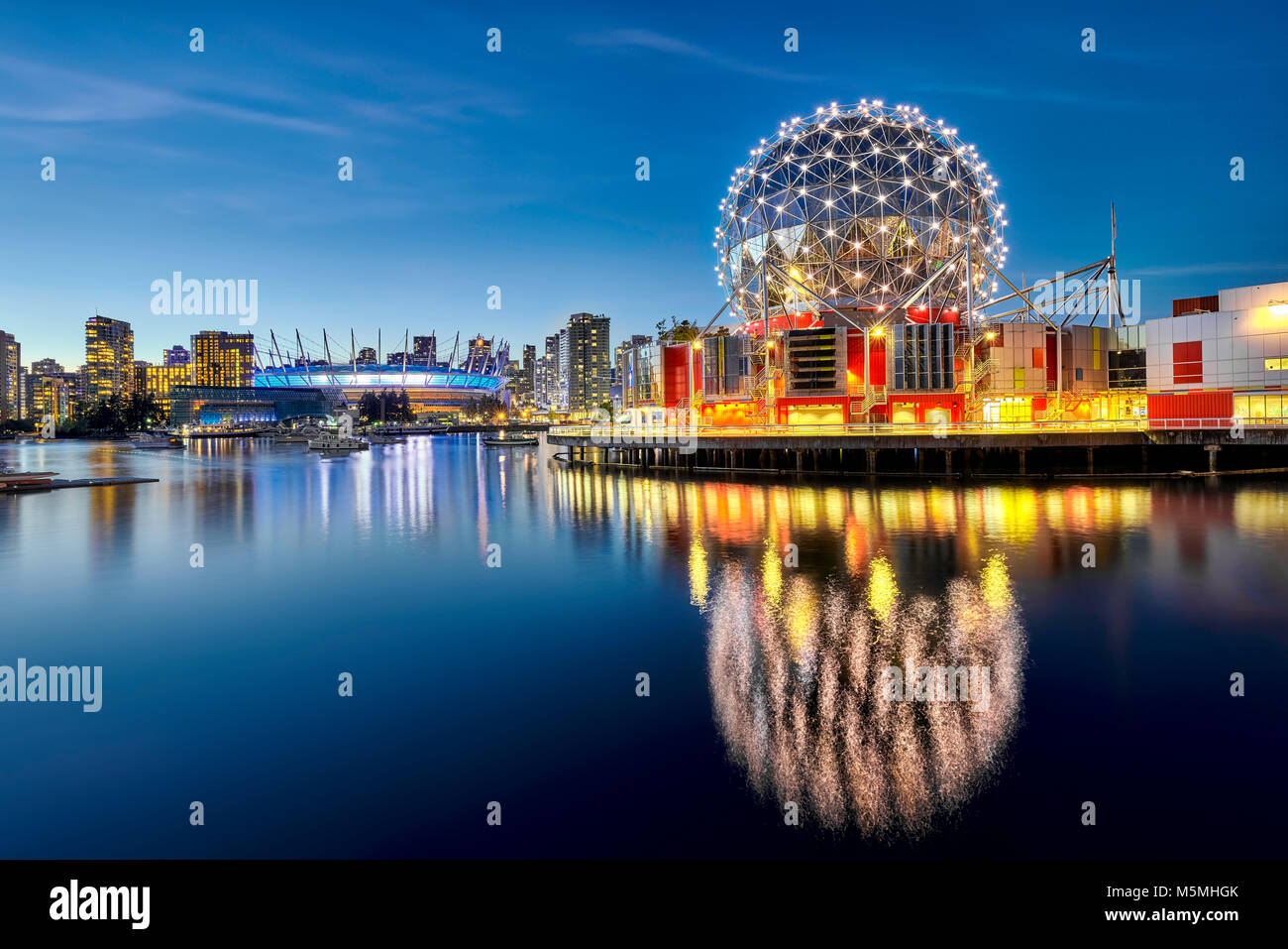 Il mondo della scienza centro, Vancouver, Canada Foto Stock