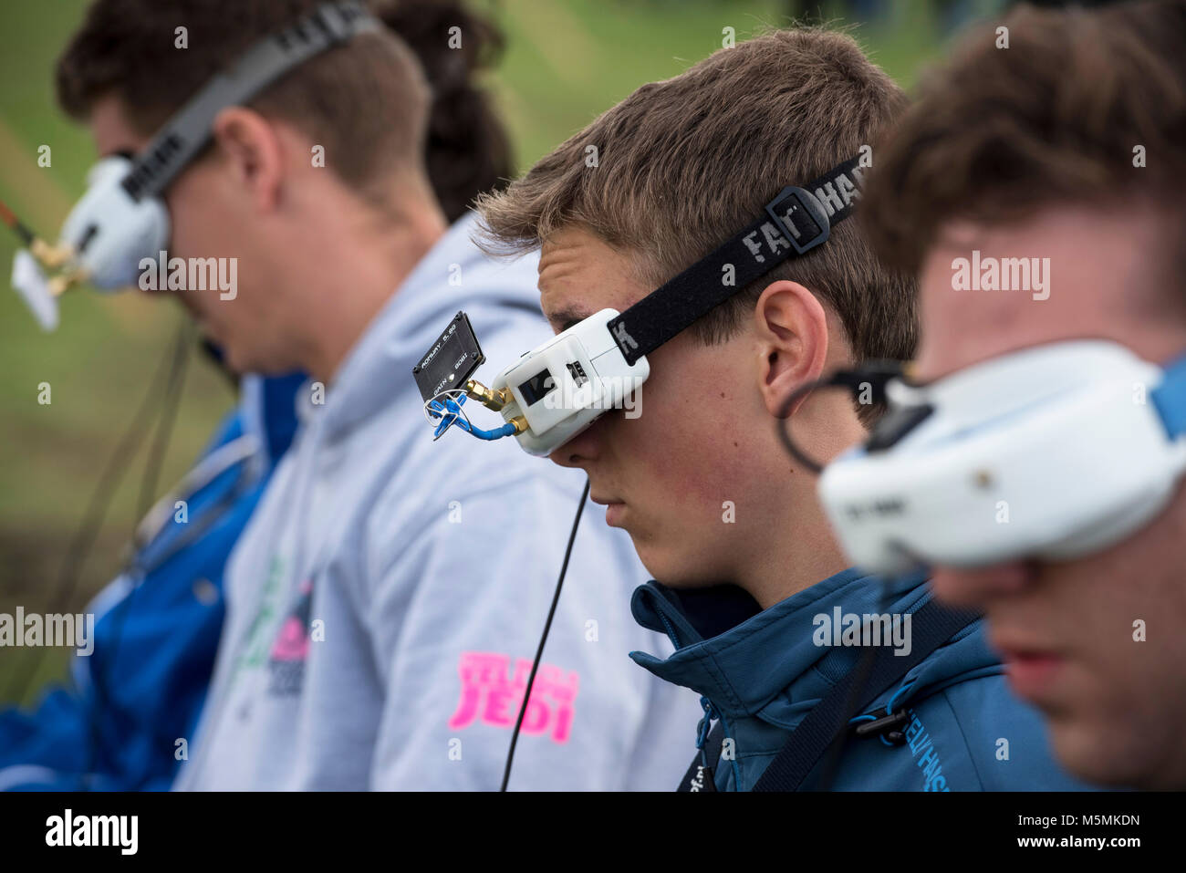 Campionato olandese drone racing Foto Stock