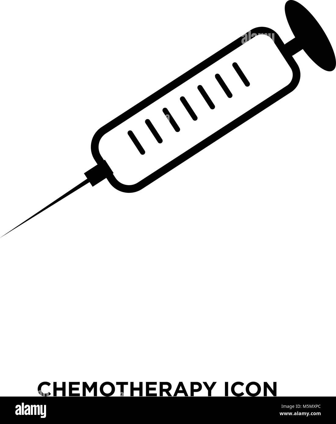 Icona di chemioterapia vettore Illustrazione Vettoriale