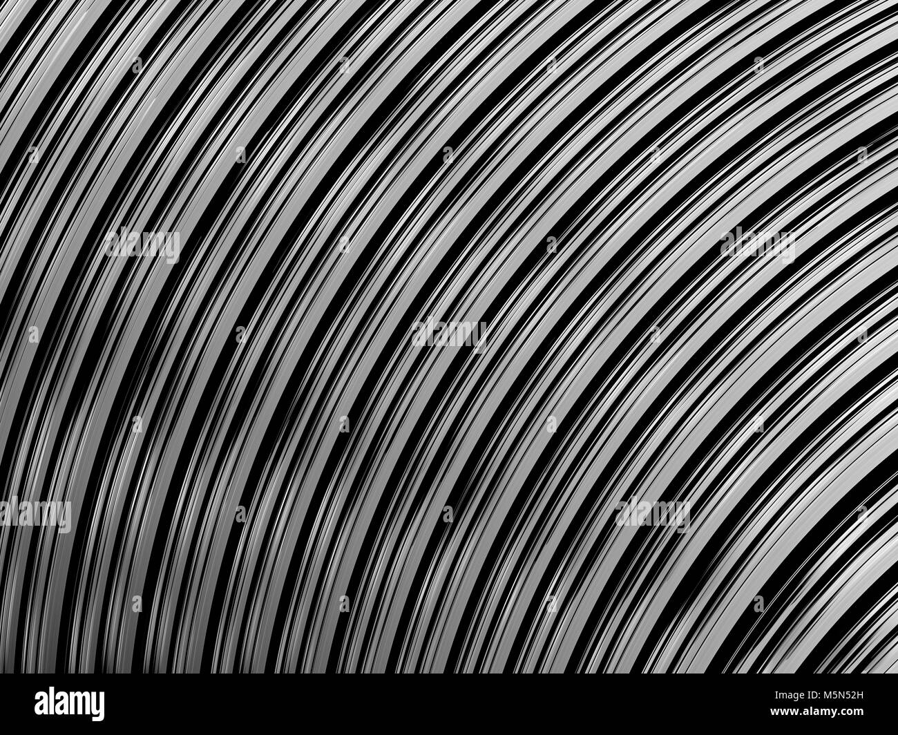 Hi-tech techno futuristico sfondo nero modello frattale con linee di filatura Foto Stock