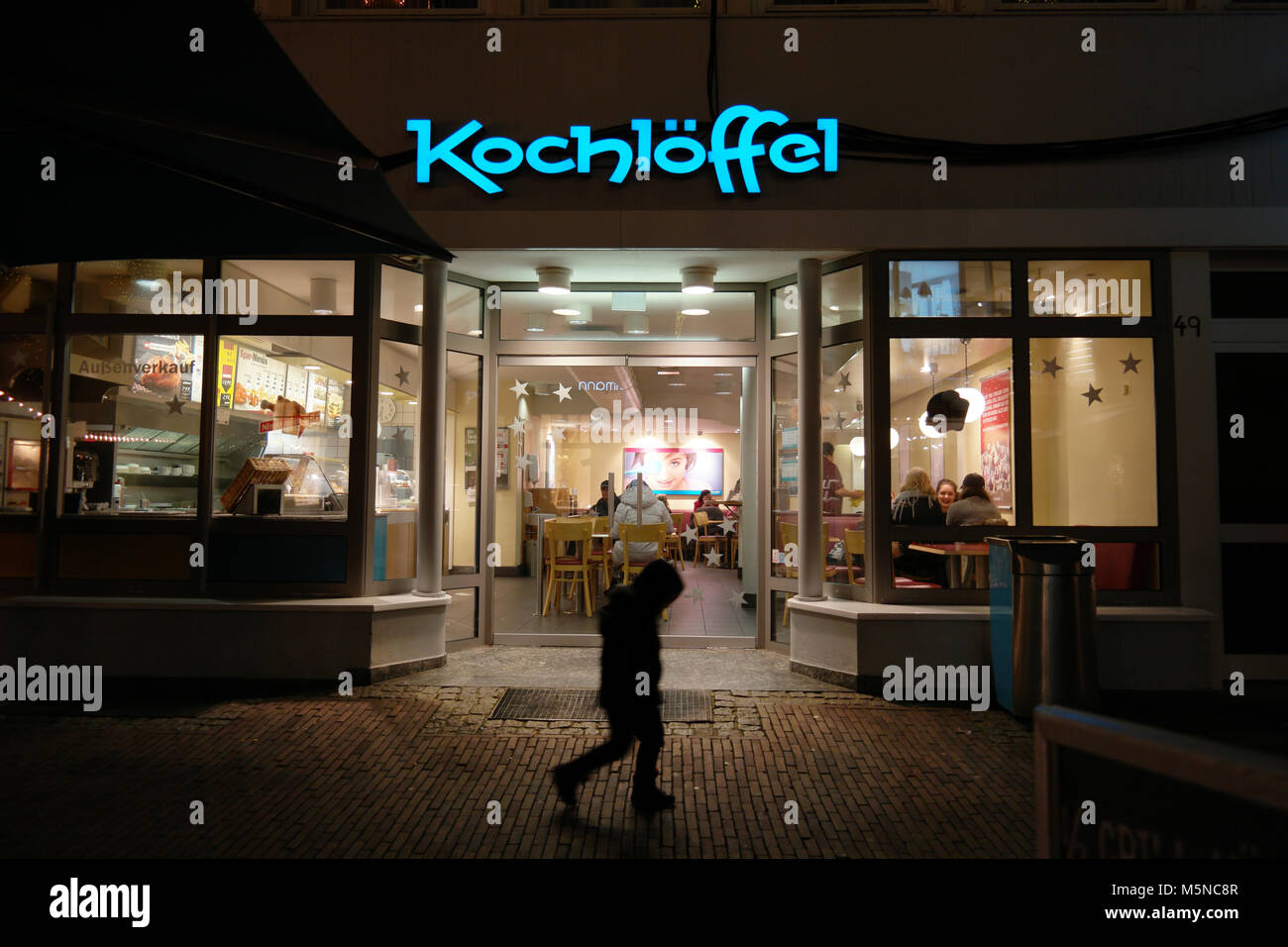 Kochlöffel è un tedesco di fast-food ristorante della catena Foto Stock