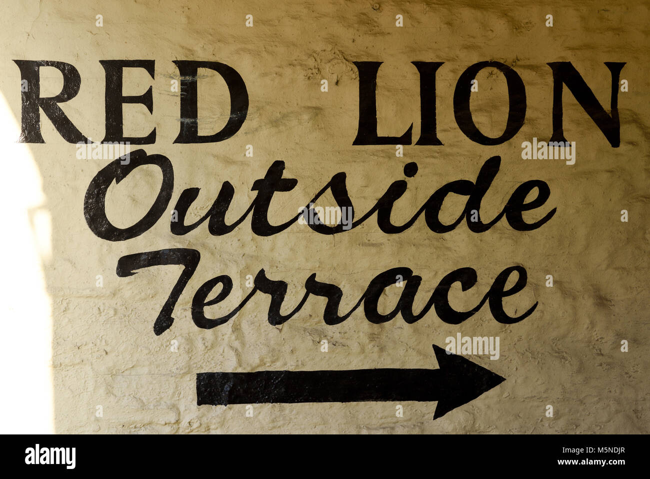 Red Lion public house in Hucknall,Nottinghamshire,UK. Foto Stock