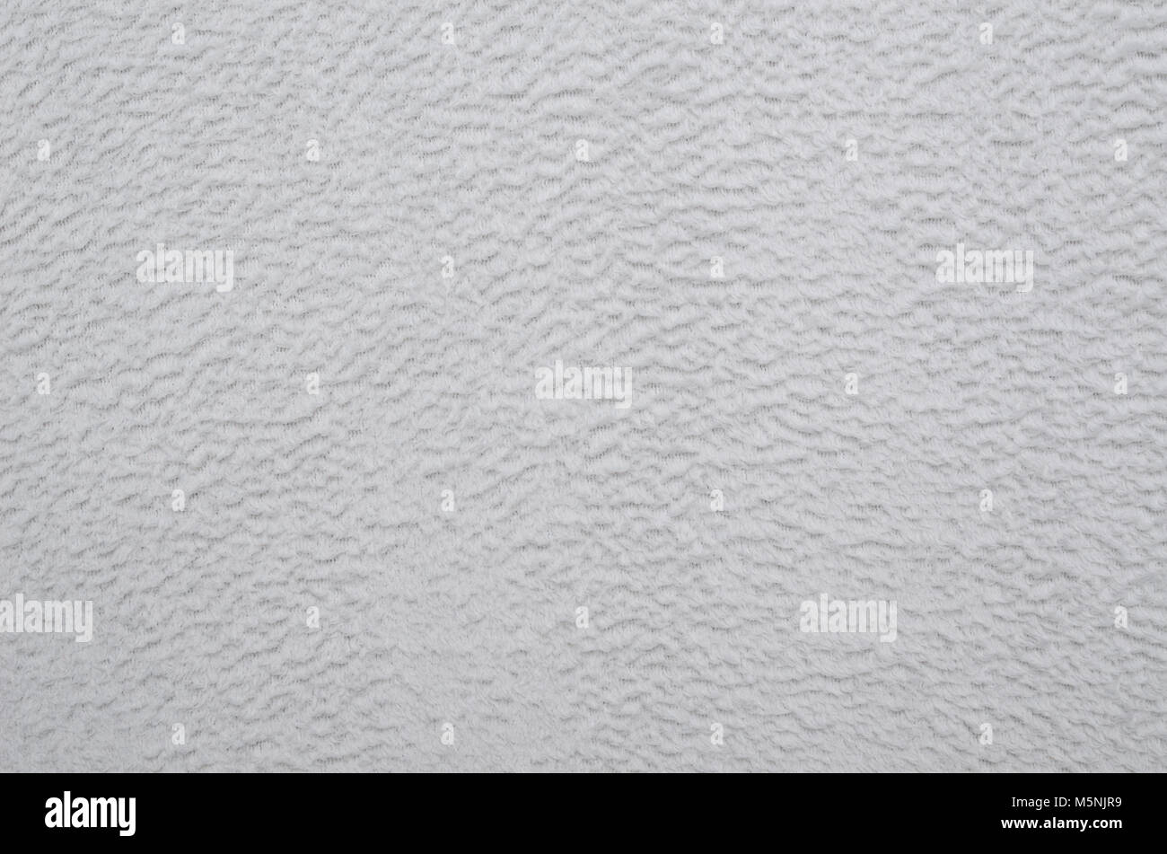 Coltre bianca close up texture di sfondo o. coperta sfondo texture tessuto bianco swatch morbido design concept Foto Stock