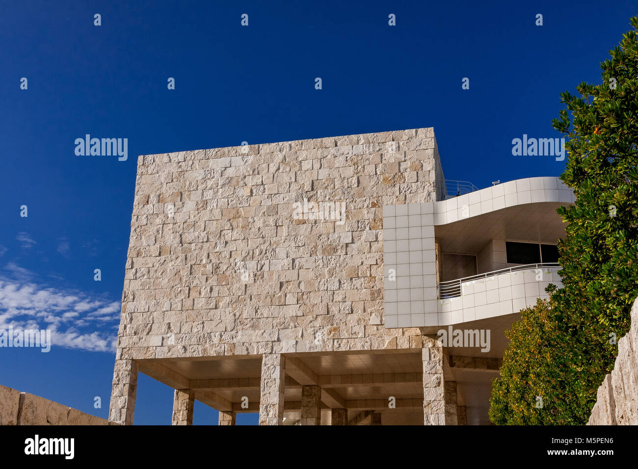 Il Getty Center, il Museo e la galleria d'arte in Brentwood, Los Angeles California, USA Foto Stock