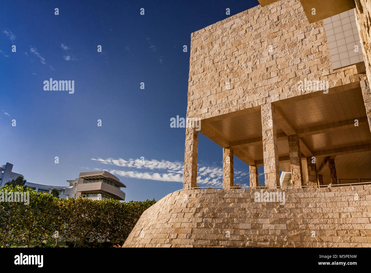 Musei padiglione espositivo presso il Getty Center ,Brentwood Los Angeles California Foto Stock