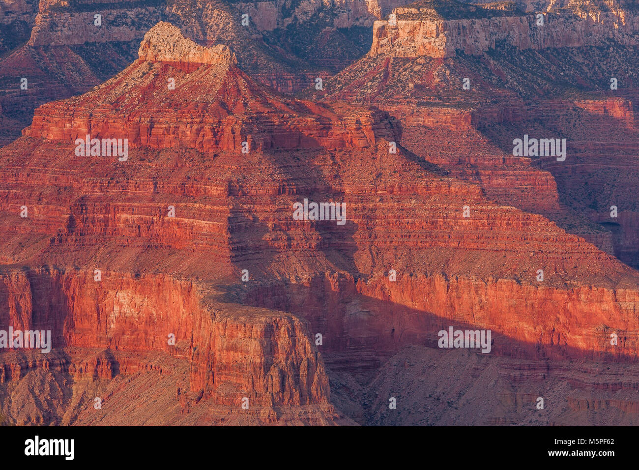 Tramonto al Grand Canyon,vicino Mather Point Arizona , USA Foto Stock