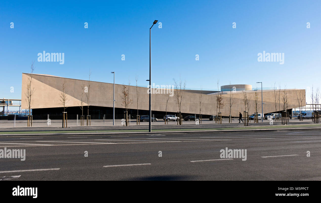 Il nuovo terminal delle navi da crociera di Lisbona, Portogallo Foto Stock