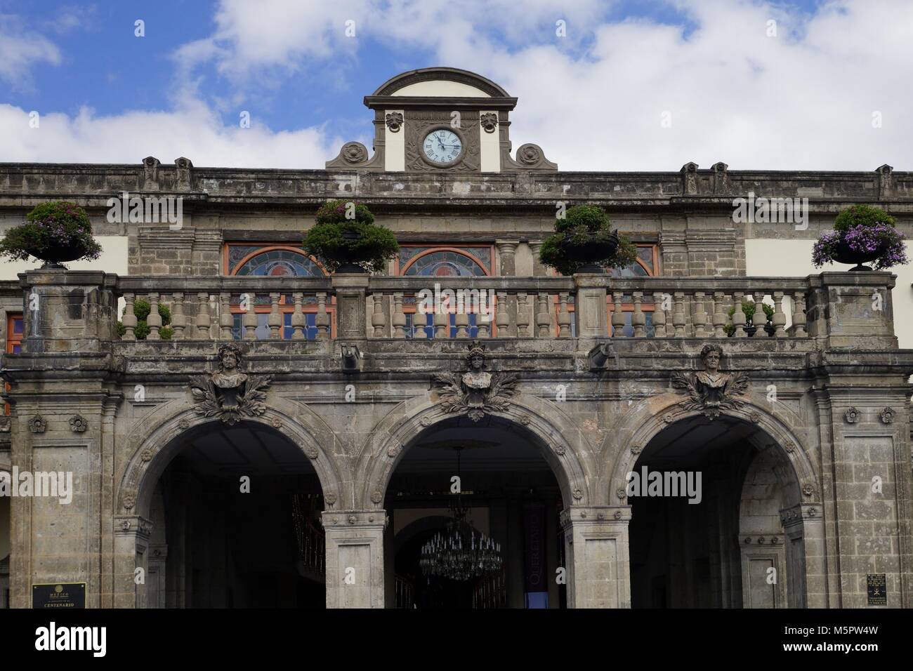Il Castello di Chapultepec (Castillo de Chapultepec) Città del Messico. Foto Stock