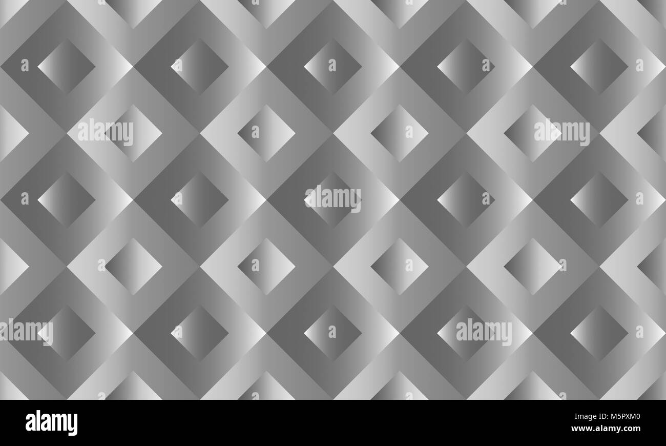 Abstract seamless 3D sfondo. Configurazione vettore. Grigio e di colore bianco. Foto Stock