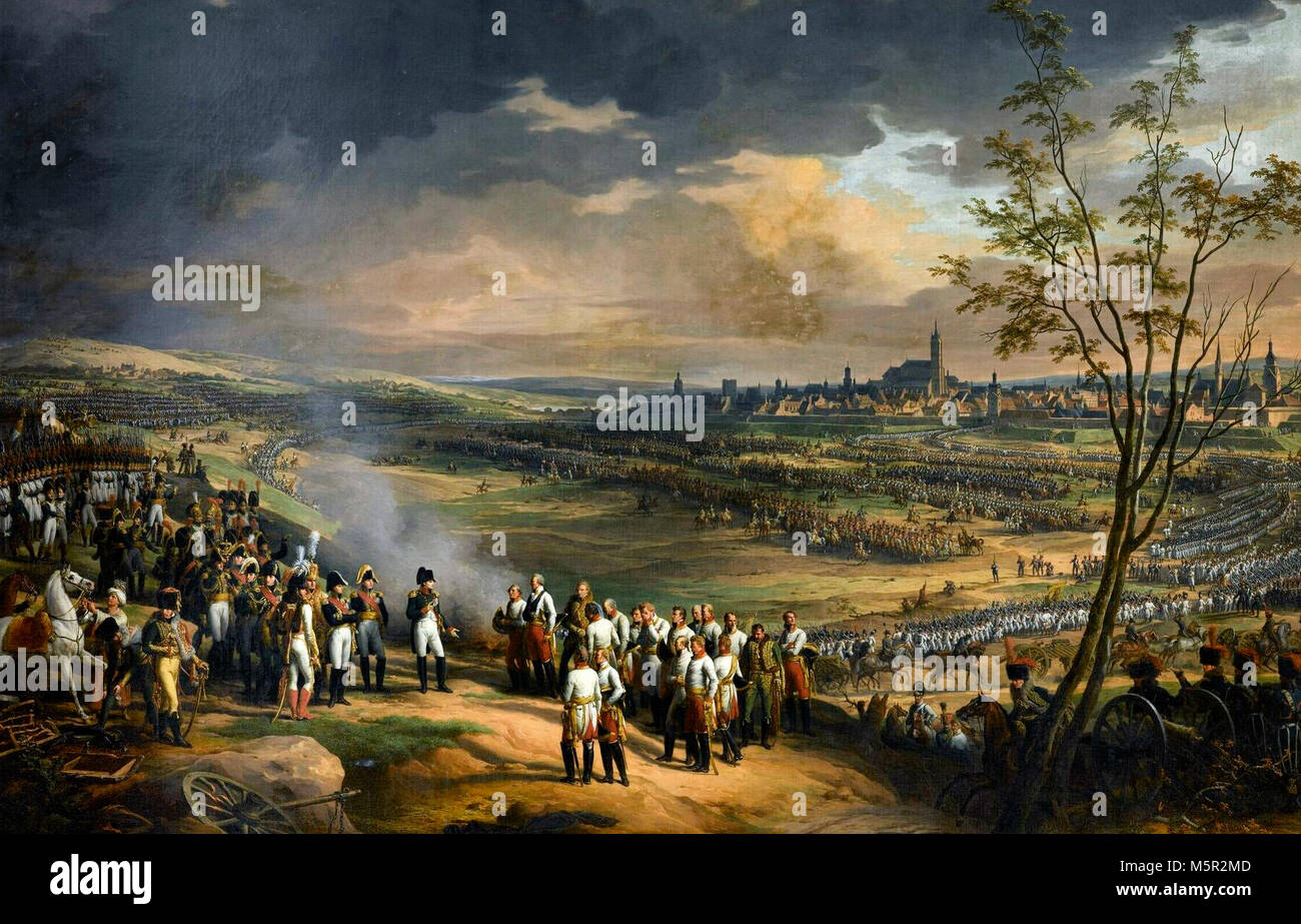 La resa della città di Ulm, 20 ottobre 1805, Charles Thevenin, circa 1810 Foto Stock