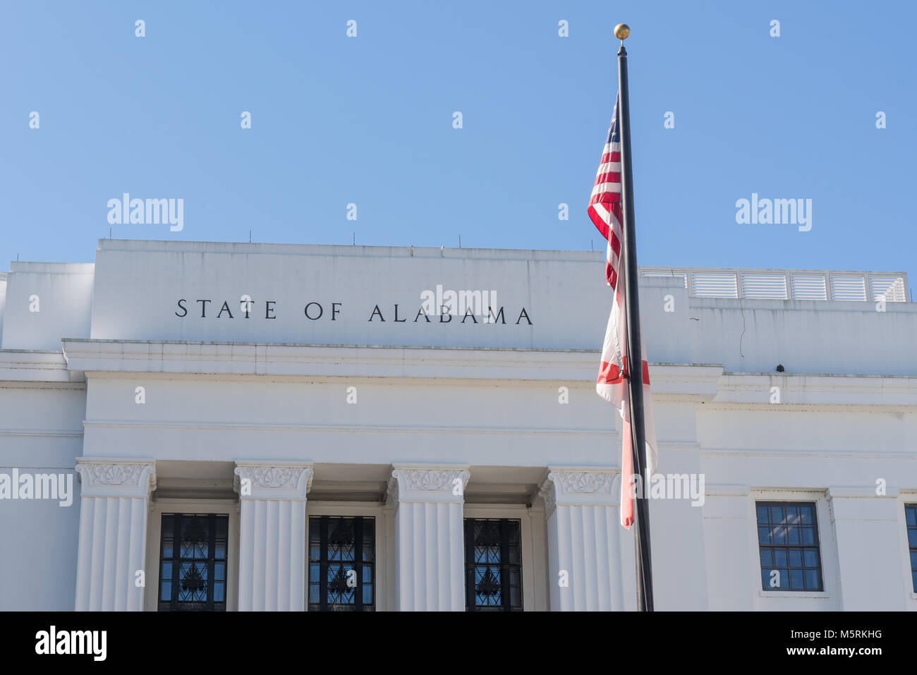 Stato dell'Alabama edificio governativo in Montgomery, Alabama Foto Stock