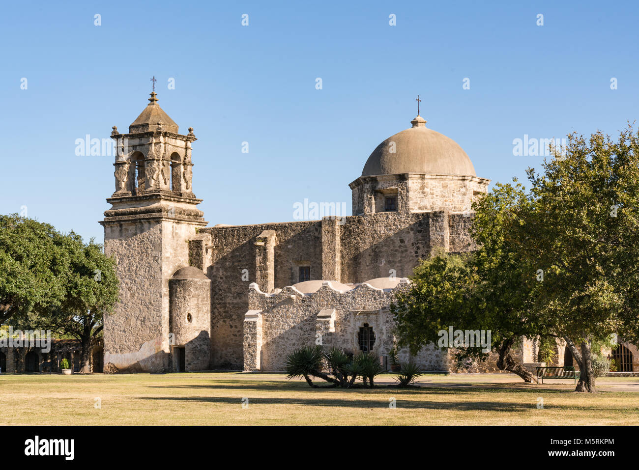 La missione di San Jose di San Antonio Missions National Historic Park, Texas Foto Stock