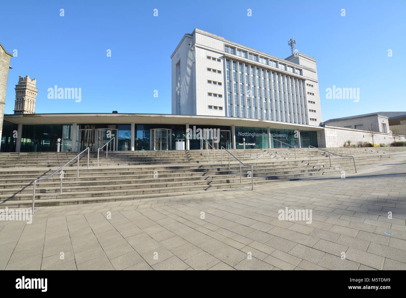 Il tren Università di Nottingham - Inghilterra Foto Stock