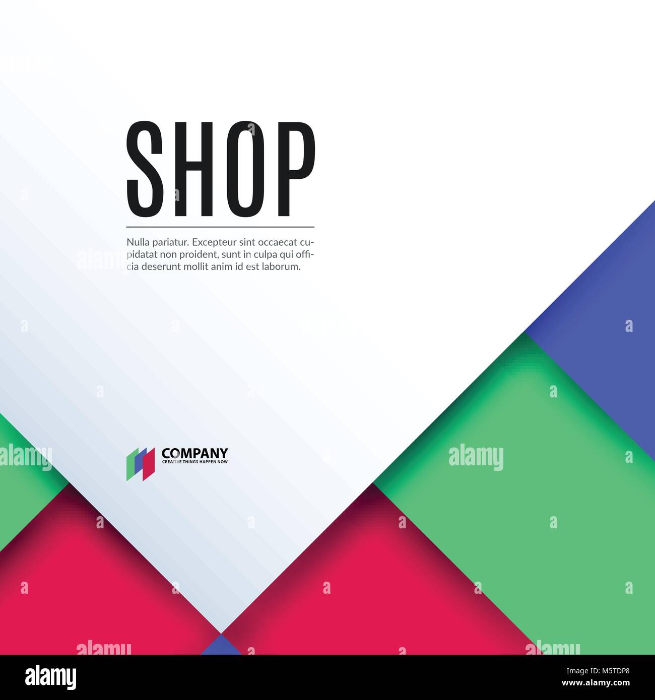 Il design del materiale astratto del vettore di elementi di design per il modello di grafica. Illustrazione Vettoriale