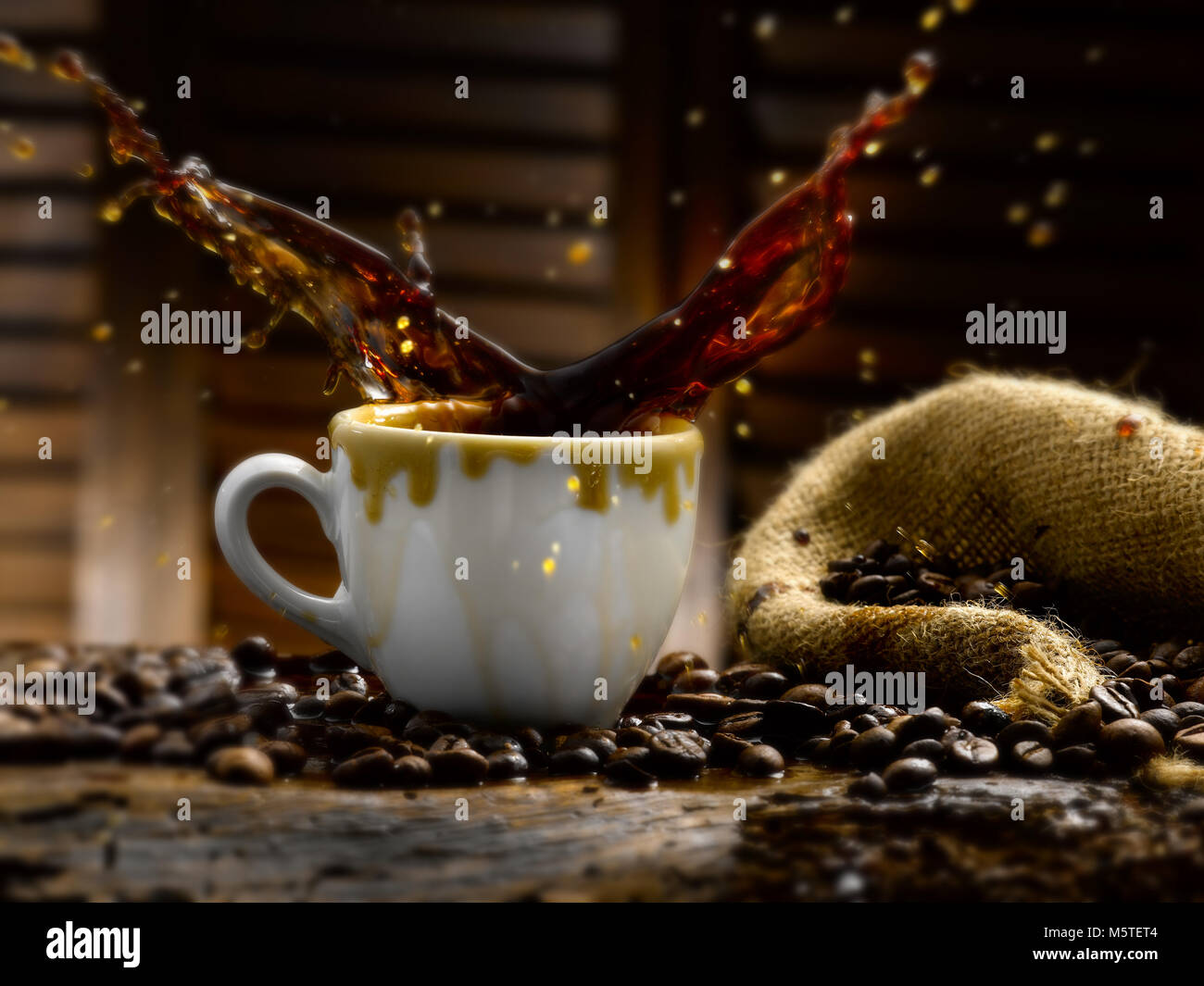 Caffè in tutte le sue forme Foto Stock