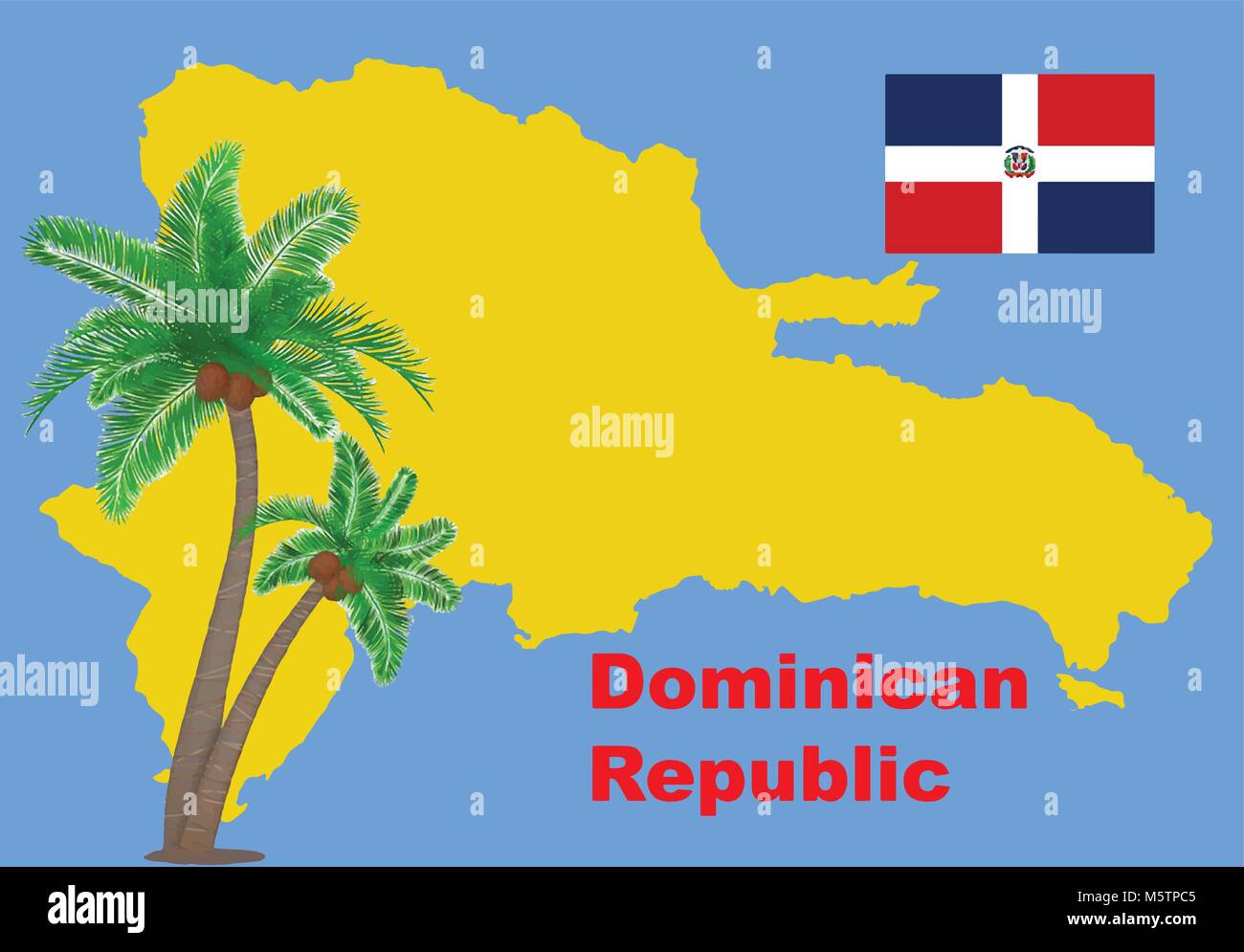 Repubblica Dominicana Illustrazione Vettoriale