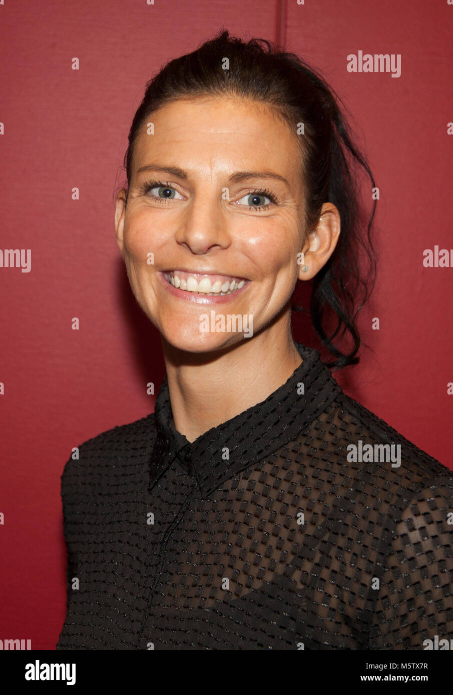 ANNA LINDBERG subacqueo svedese 2018 diverse volte Medaglia d Oro nel campionato europeo Foto Stock