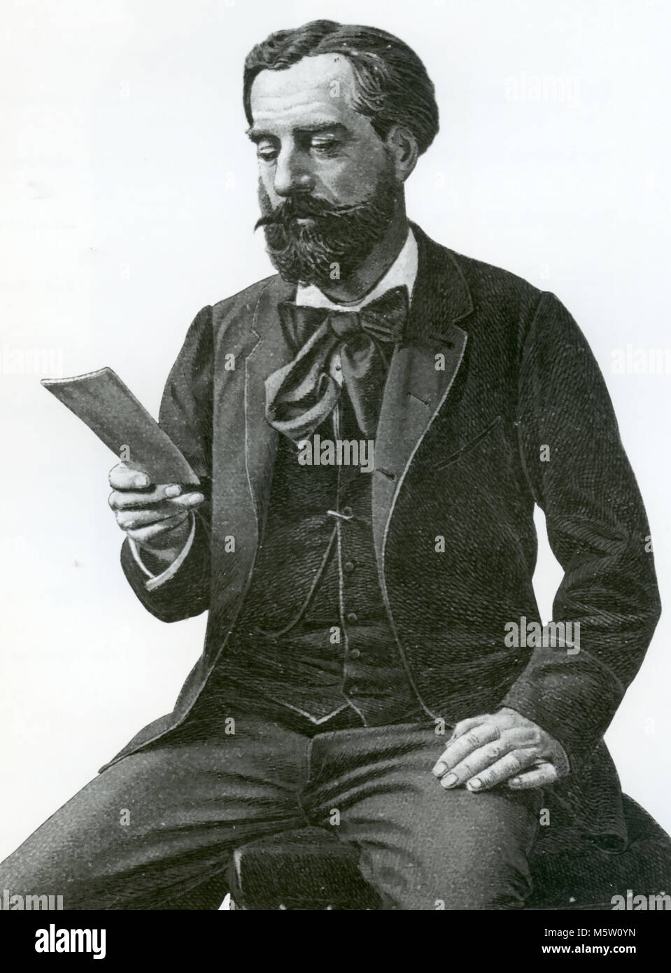 FREDERIC AUGUSTE BARTHOLDI (1834-1904), scultore francese che ha progettato la Statua della Libertà Foto Stock