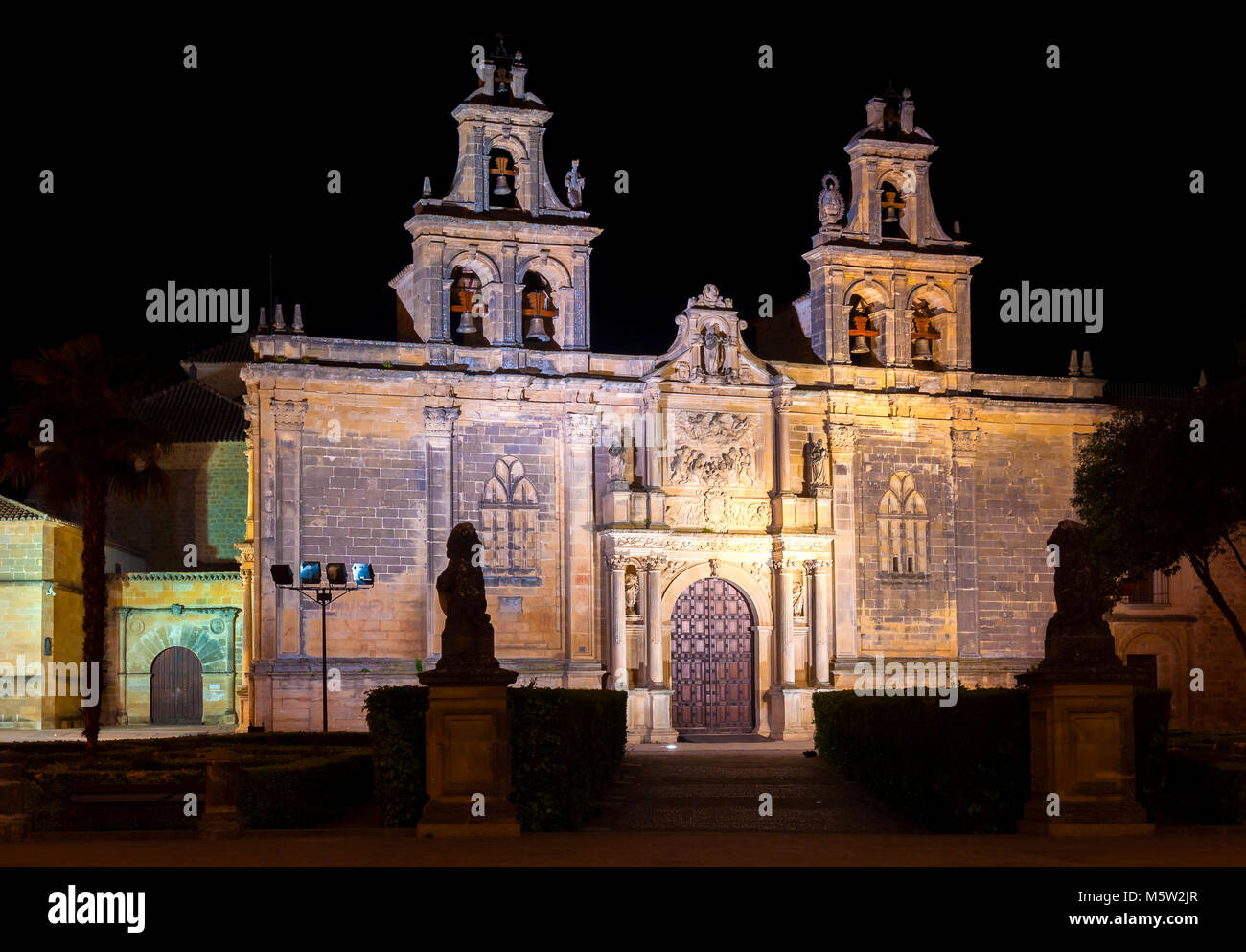 Basilica de Santa María de los Reales Alcázares. Ubeda. Jaén. Andalucía. España Foto Stock