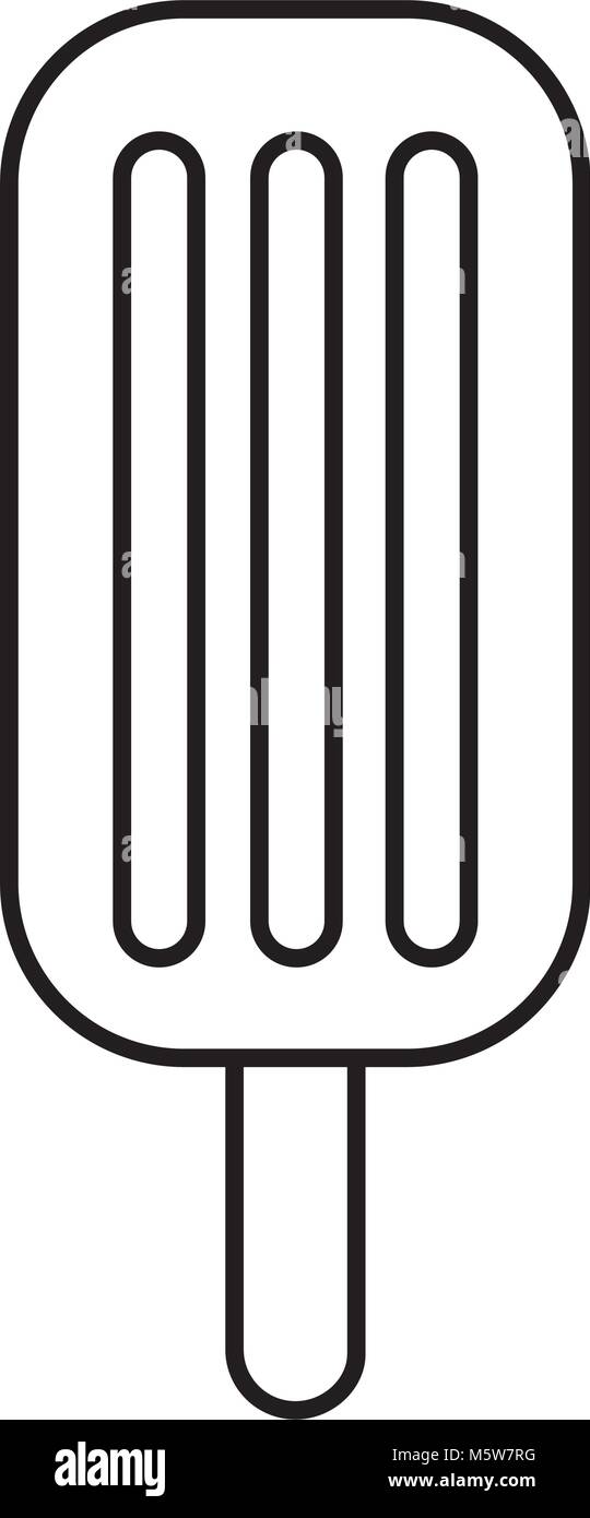 Gelato icona tavolozza illustrazione vettoriale design Illustrazione Vettoriale