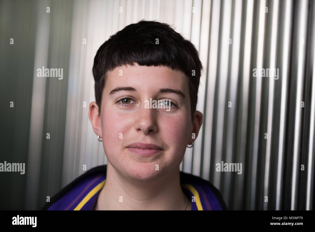 Oxford donna Alice Roberts durante la corsa di barca annuncio di equipaggio e pesano in media al giorno a City Hall di Londra. Stampa foto di associazione. Picture Data: lunedì 26 febbraio, 2018. Foto di credito dovrebbe leggere: John Walton/PA FILO Foto Stock