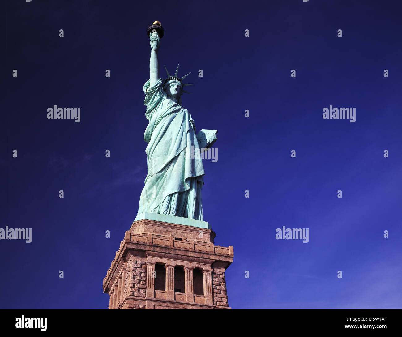 Statua della Libertà, New York, Stati Uniti d'America Foto Stock