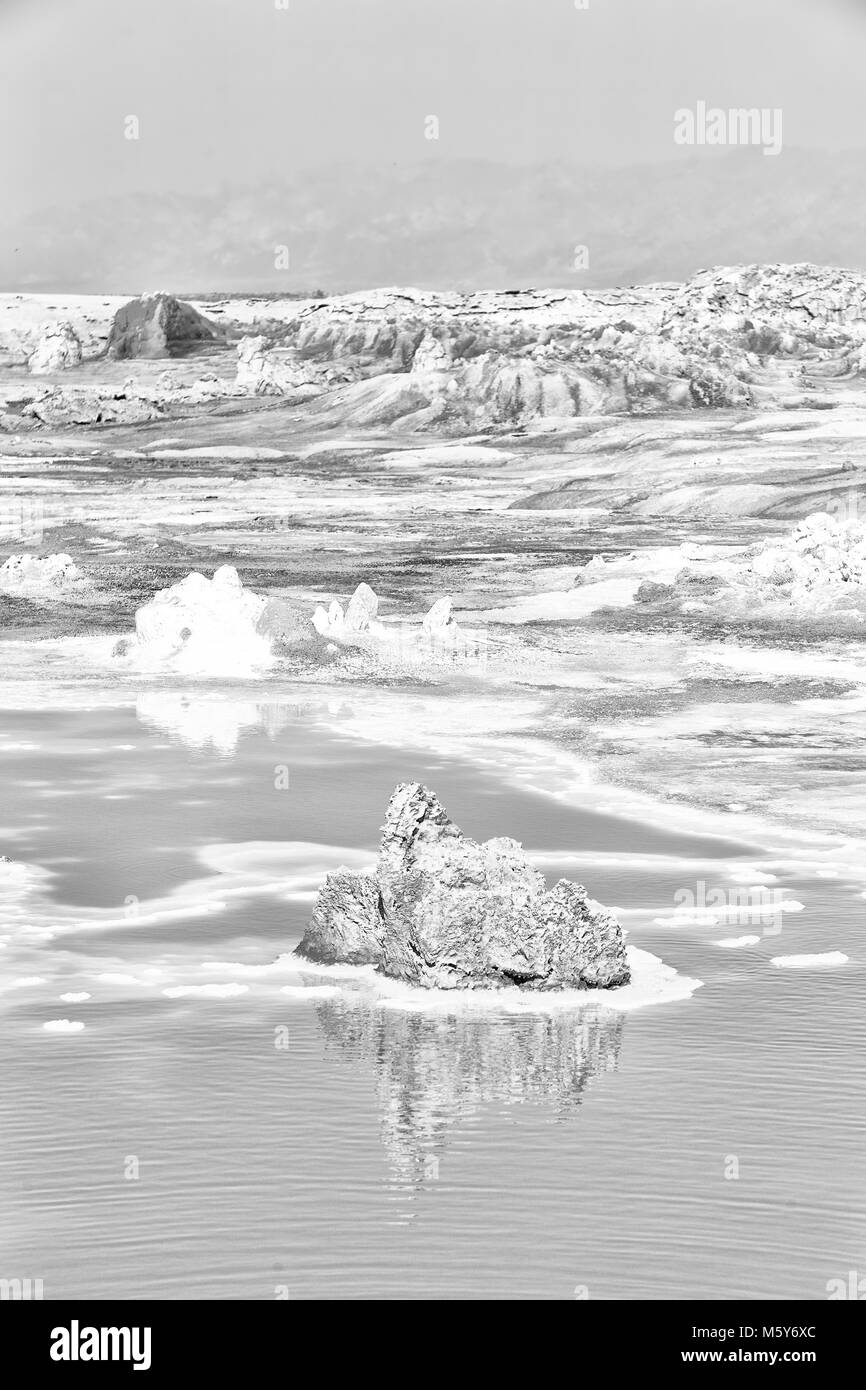 In danakil Etiopia africa la depressione vulcanica di dallol Foto Stock