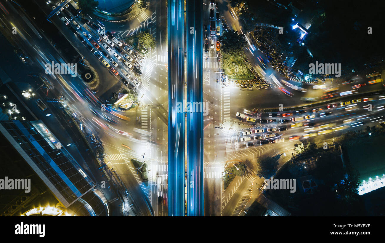 Bangkok drone foto Foto Stock