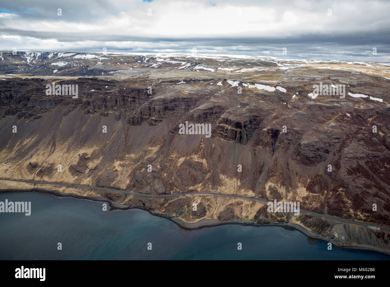 Ring Road vicino a Reykjavik, Islanda Foto Stock