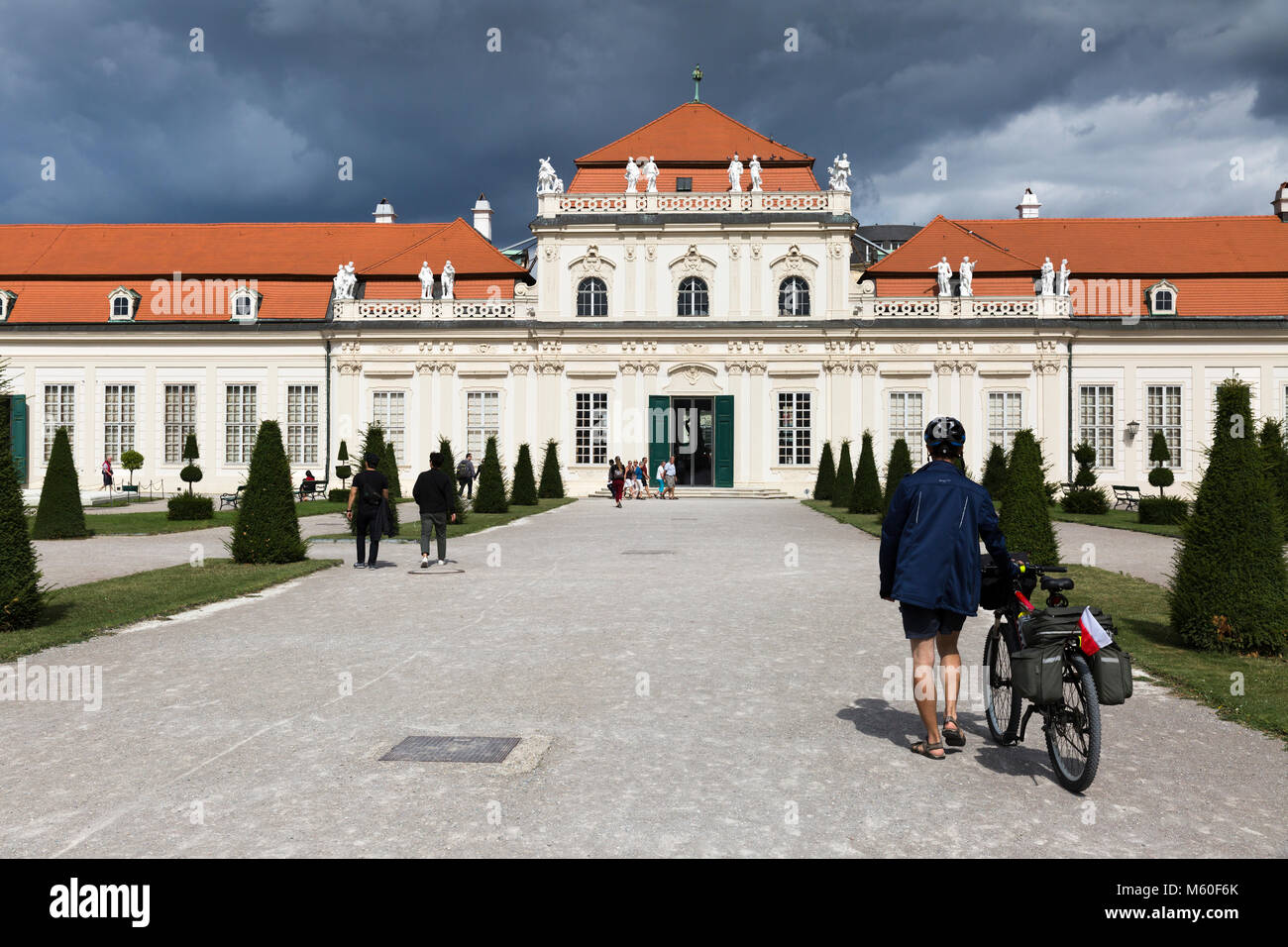 L'Orangery, inferiore Belvedere Palace Gardens, Wien, Vienna, Austria. Foto Stock